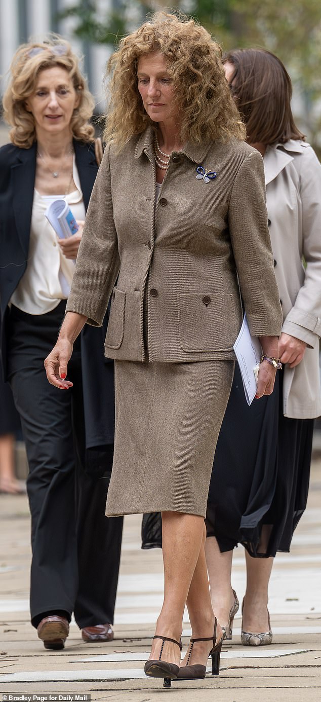 The former SAS officer's third wife, Amanda, who is the mother to four of his seven children also honoured the ex-SAS officer