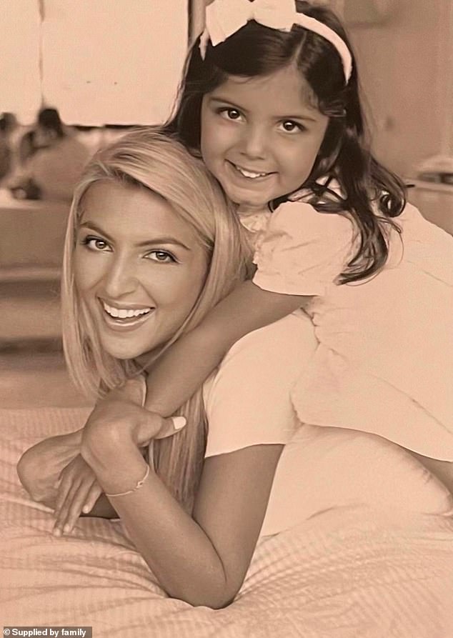 Marissa is pictured with her mother Bessy as a young girl. Her mother is heartbroken by her daughter's death