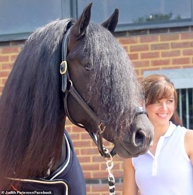 Now it has since emerged he is engaged to one of his four mistresses, Dutch equestrian Judith Pieterson, 34 (pictured)