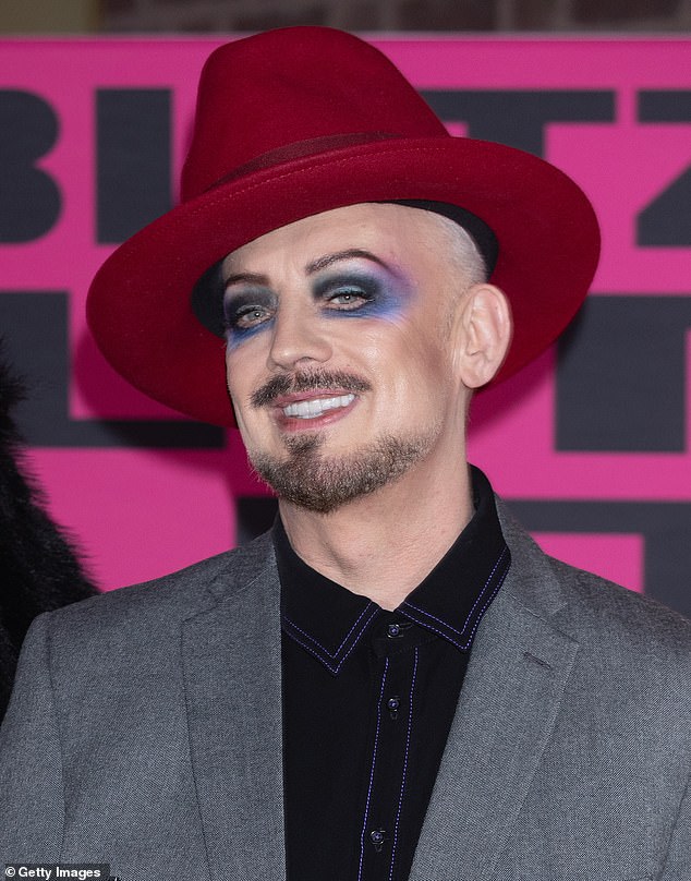 Pictured: Boy George attending 'The Blitz Club' Exhibition Launch at the Design Museum on September 17, 2025