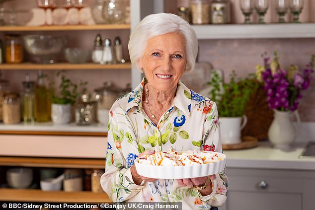 Mary celebrated her 90th birthday back in March as she admitted she was planning to have a whole year of boozy parties with family and friends to mark the milestone (pictured in 2024)