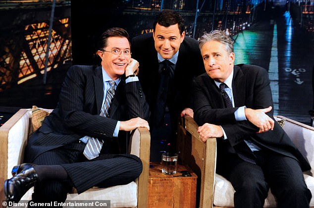 Both Stephen Colbert and Jon Stewart have come to the defense of their longtime friend and late night colleague, Jimmy Kimmel