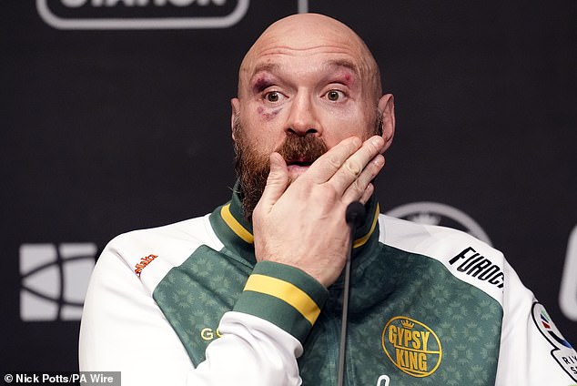 Tyson Fury is another British boxer who has suffered with mental health issues throughout his career