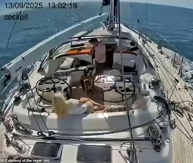 Moments before, the crew of the Nova Vida had been enjoying rolling on the waves