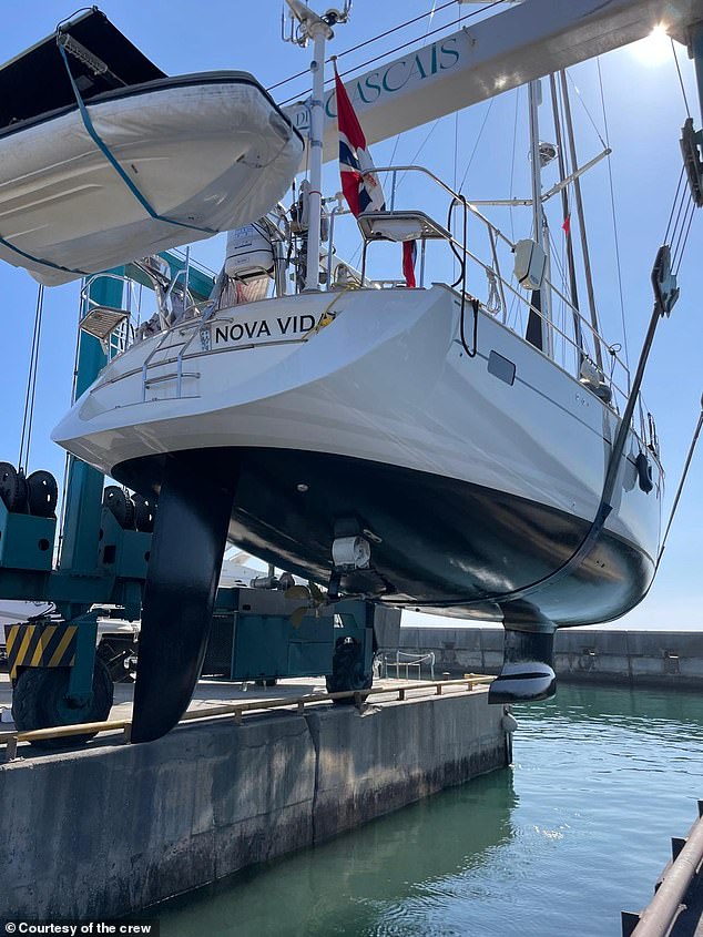 The Nova Vida returned to dock for a 'few weeks' of repairs before its next journey