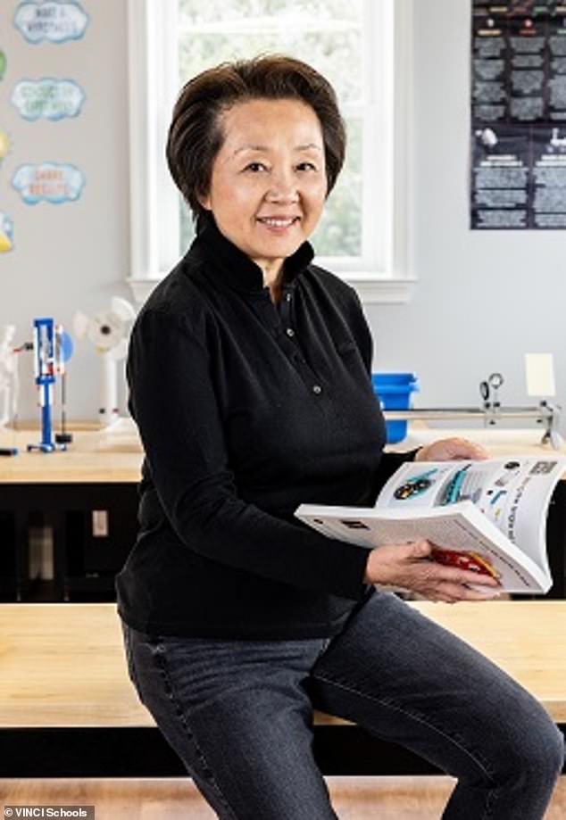VINCI Schools Founding Principal Dr. Dan Yang (pictured) said: 'She did make a big mistake violating regulations but she had no evidence to have abuse or have caused any harm to the child'