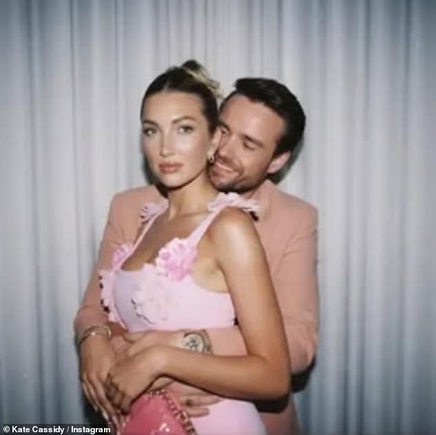 The One Direction star died aged 31 last year, but Kate was able to imagine herself back in Liam's arms as she thanked a fan for making the images