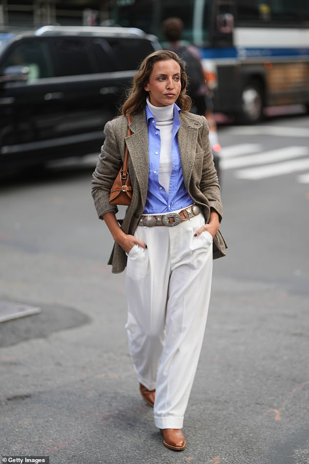 Influencer Carla Ginola at New York Fashion Week