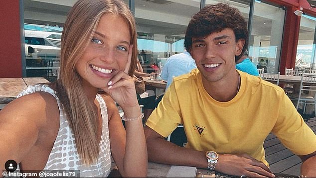 Corceiro had previously been in a long-term relationship with former Chelsea star Joao Felix