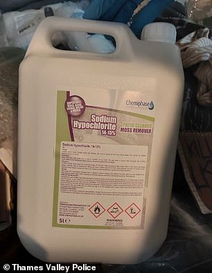 Chemicals found in Power's home