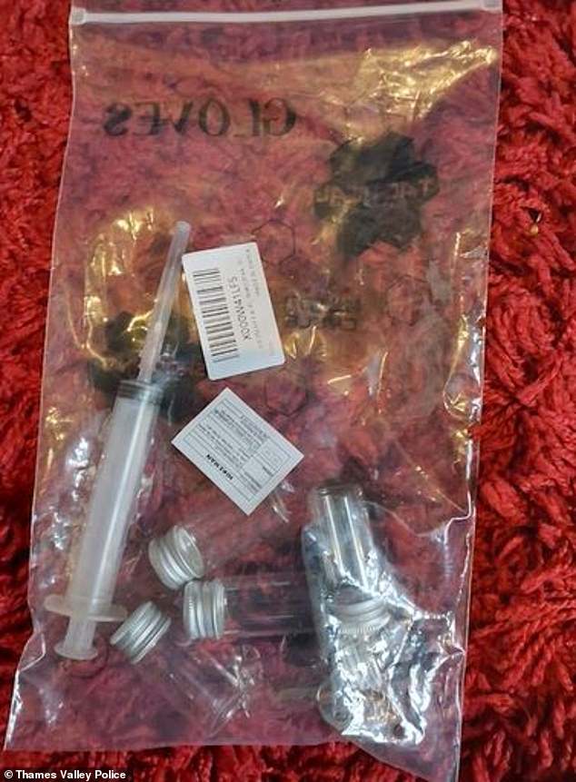 And he said he wanted needles and small bottles 'to collect blood'