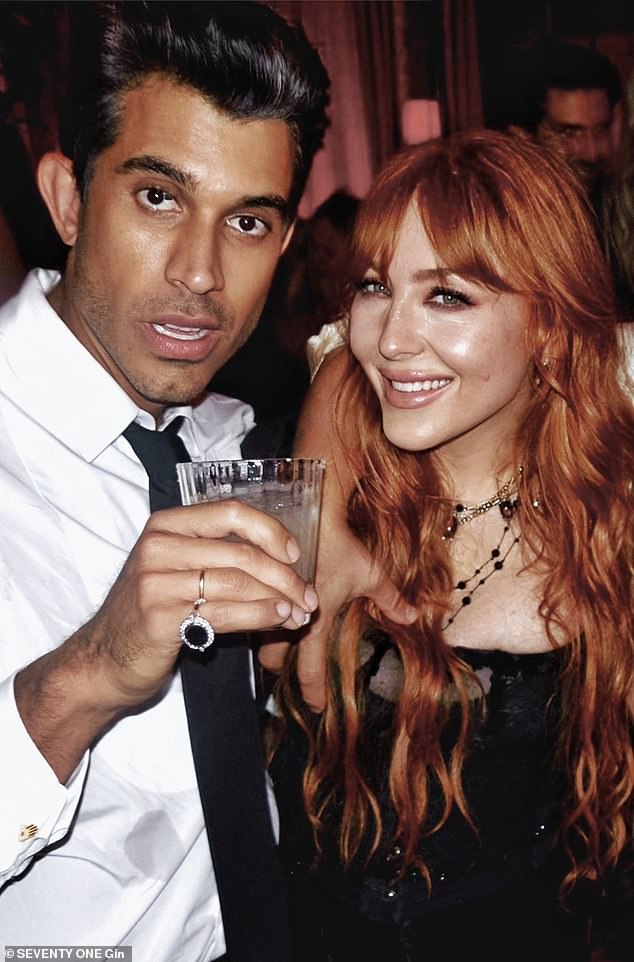 Make-up mogul Charlotte was also in attendance, beaming as she posed with Seventy One Gin's Managing Director and Co-Founder, Tasso Ferreira