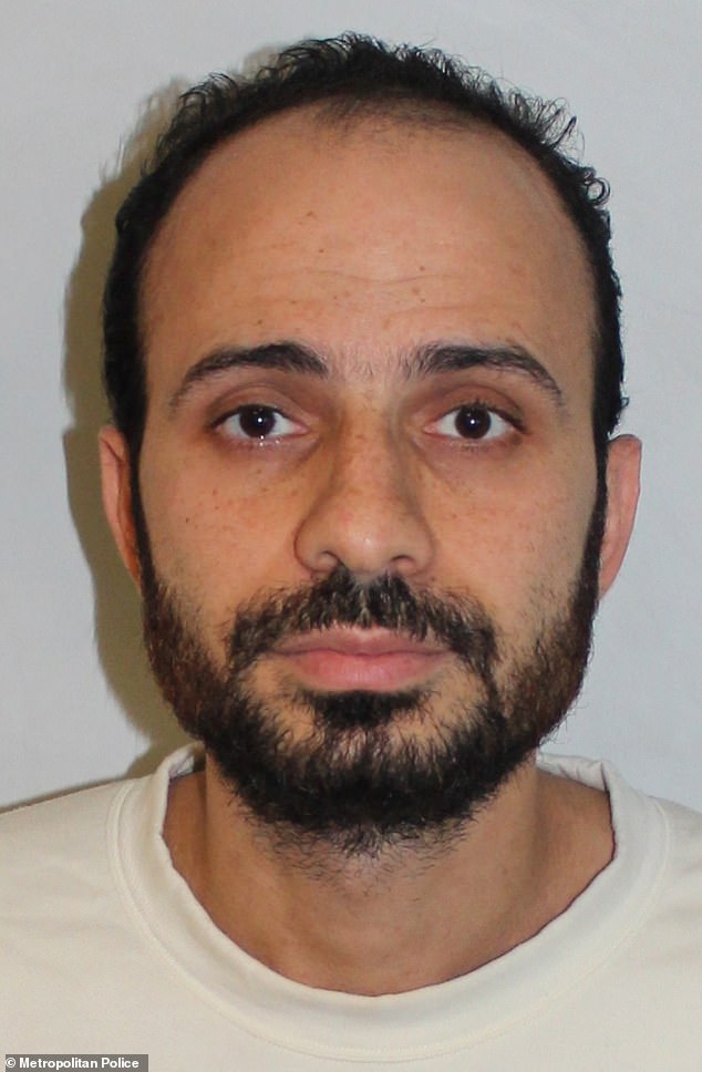 Convicted terrorist Abdelrahmen Adnan Abouelela, 42, raped a woman in London's Hyde Park