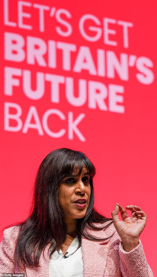 His wife Sureena Brackenridge (pictured at the Labour Party conference in 2023), the Labour MP for Wolverhampton North East and also ex-Wolverhampton mayor, is also now facing calls to speak up about what she knew of his 'stolen valour'