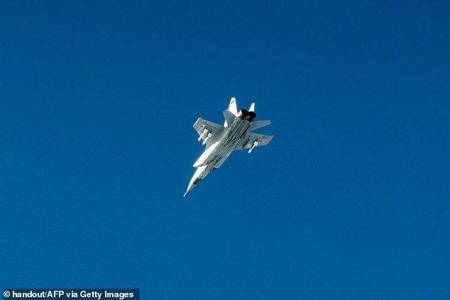 Estonia has requested a NATO Article 4 consultation over Russia's incursion into its airspace (Pictured: A Russian jet flying above the Baltic Sea on September 19)