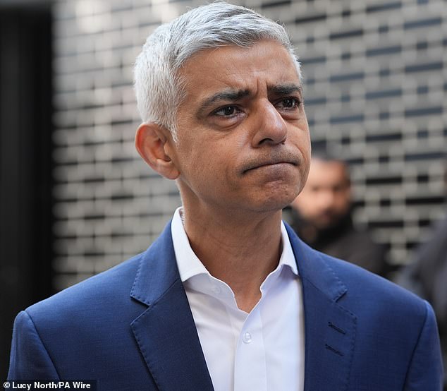 Transport for London (TfL), which the mayor (pictured in May) chairs, has now said it will toughen up on a 'specific group of drivers' with long-running ULEZ debts
