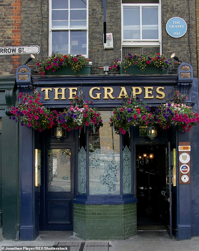 Sir Ian McKellen's pub, The Grapes, has been serving ale for nearly 500 years