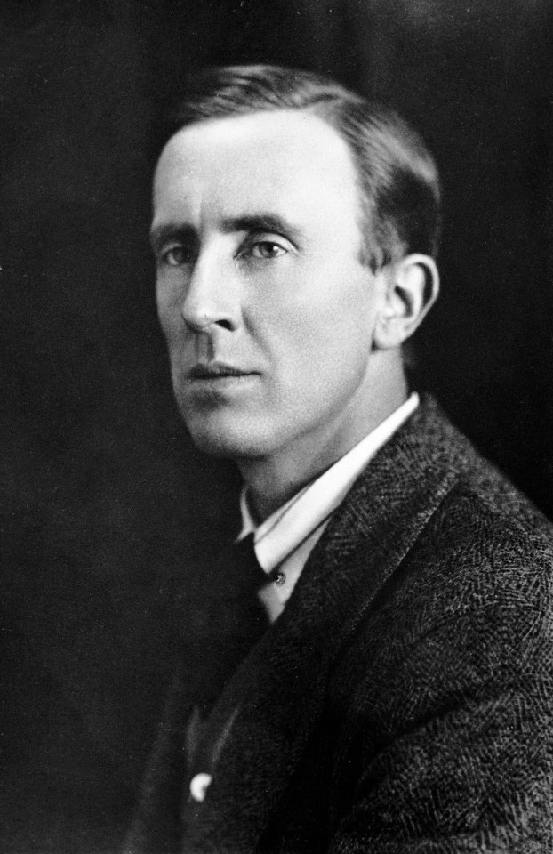Portrait of author J.R.R. Tolkien.