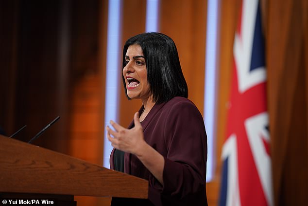Home secretary Shabana Mahmood (pictured) said migrants were making a mockery of 'our laws' and generosity