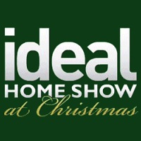 Logo for Ideal Home Show at Christmas.