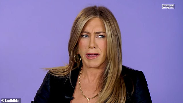 Aniston was shocked at the revelation of Witherspoon's first name rather than middle name