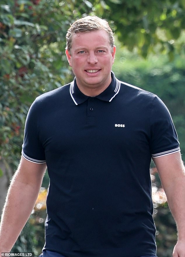 The Apprentice star , who will meet his pro partner for the first time during the pre-recorded show, appeared in high spirits despite making headlines after admitting to cheating on his wife