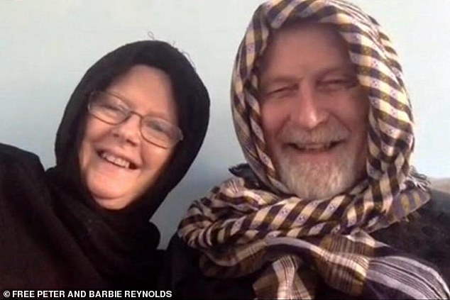 The couple left Afghanistan on Friday, a diplomat said