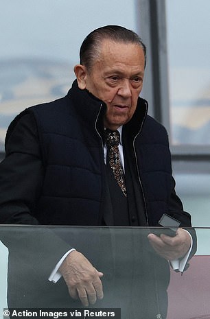 David Sullivan was in attendance at the London Stadium