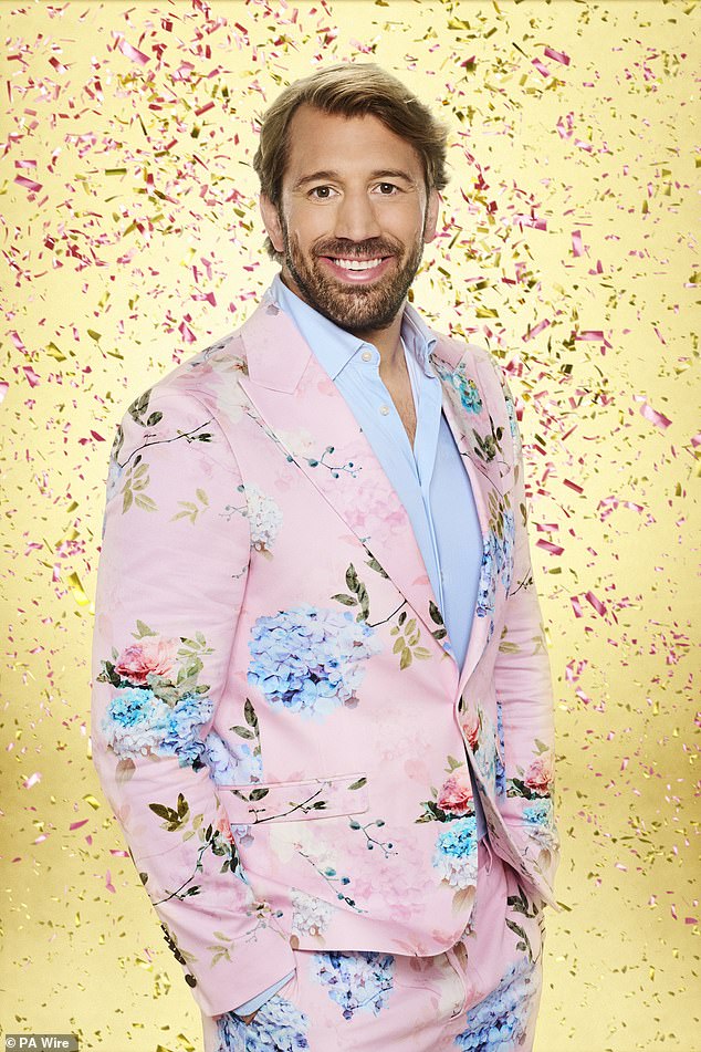 Rugby player Chris Robshaw will take to the floor with Nadiya Bychkova after the sports star admitted he was stepping well out of his "comfort zone" by signing up for the show