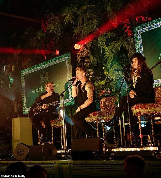 The glamorous gala, hosted by Annabel's and The Caring Family Foundation, featured a surprise performance by Ronan Keating, 48, who thrilled guests with his hits, When You Say Nothing At All and Rollercoaster