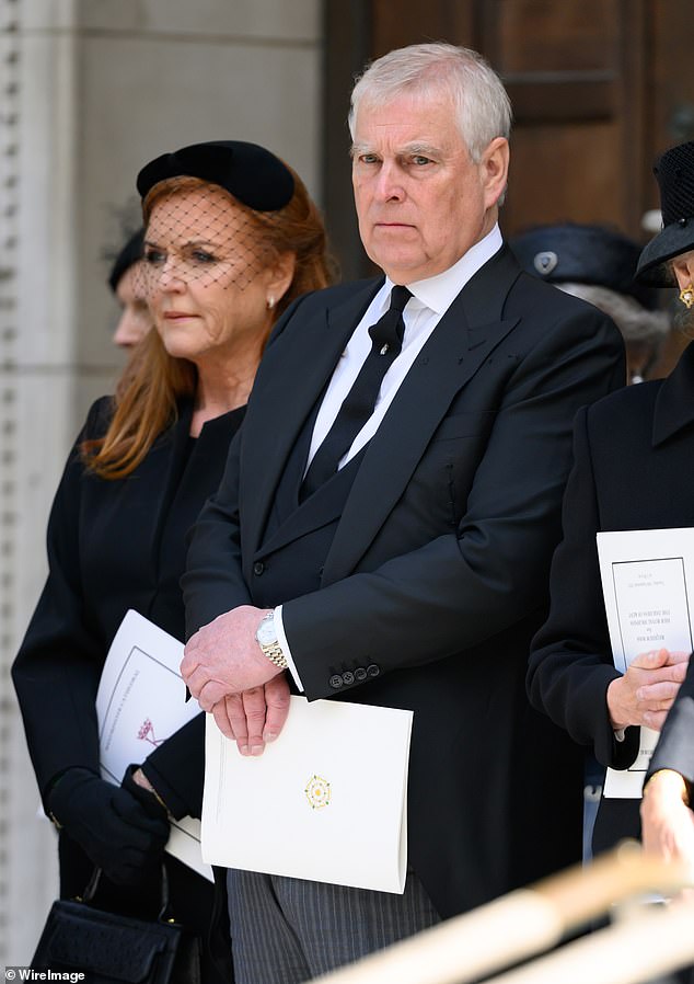 The beleagured couple attended the funeral of Katharine, Duchess of Kent, earlier this month