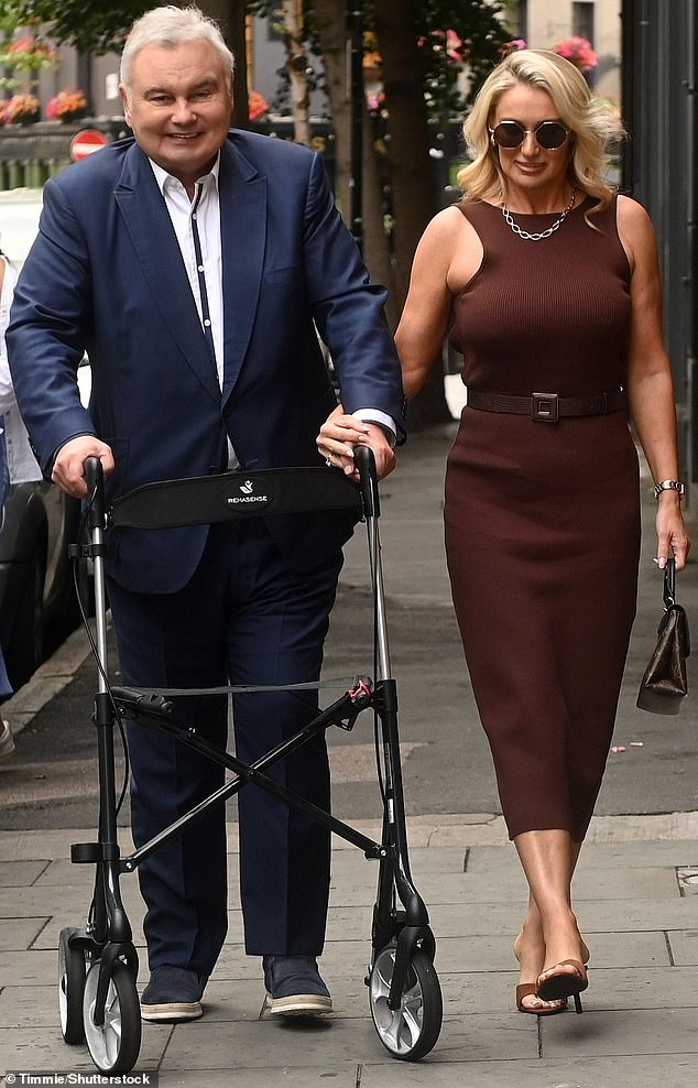 Part of the problem is logistics: after leaving the marital home in Surrey, Eamonn now rents a flat in Kingston, south-west London, and Katie spends most of the week in her native Yorkshire (pictured together in July)