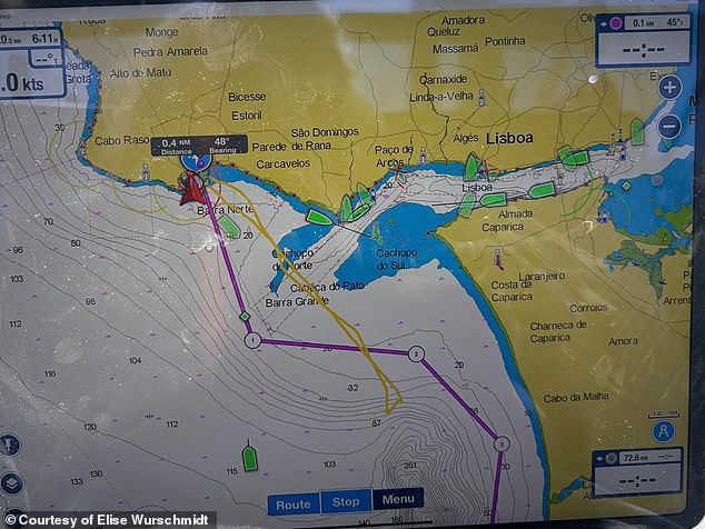 The group were off the coast of Lisbon when a pod of orcas attack
