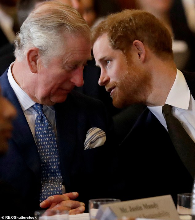It is understood that courtiers in both households are tentatively discussing how to get father and son (pictured at an event in 2018) together more frequently over the next year