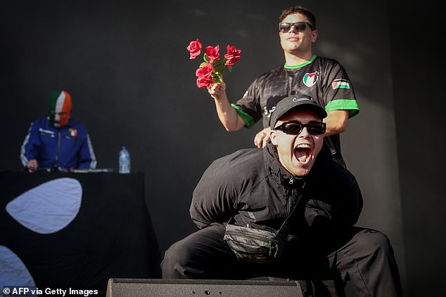 Kneecap were also accused of displaying support for Hezbollah and Hamas during a show at US festival Coachella in April