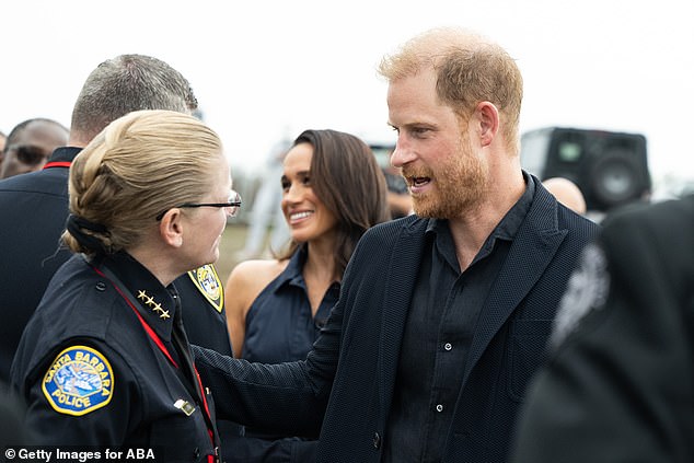 The Suits alum joined her husband at the One805LIVE! concert which took place at the Yellowstone actor's oceanside estate - with other celebrities in attendance such as Oprah Winfrey