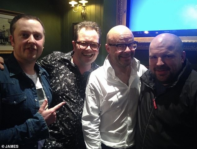 James (R) has been applying for TV quizzes since 2010, and has appeared on over a dozen of the UK's favourite gameshows, including Pointless, Weakest Link, Tipping Point and Lingo
