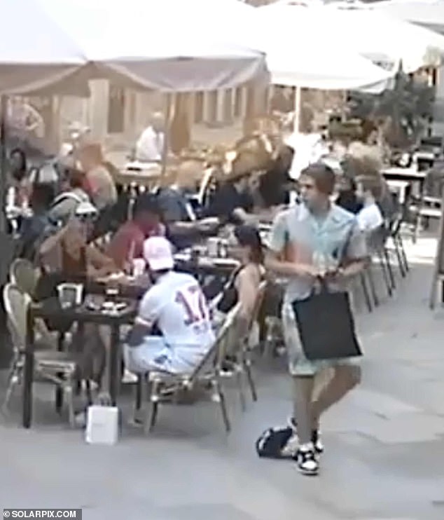 The shocking crime happened in the Sant Josep Oriol Square in the Catalan capital, which has gained a reputation for being one of Europe's pickpocket and mugging capitals