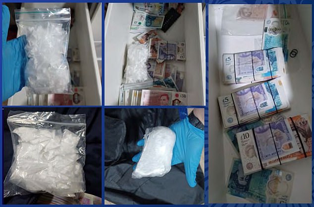Nottinghamshire Police found £30,000 of cocaine and £20,000 in cash during the huge Albanian gang bust
