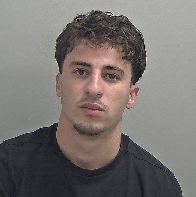 Ersid Psyqyli, 22, was jailed for two-and-a-half years after police officers found 40 wraps of cocaine in his room