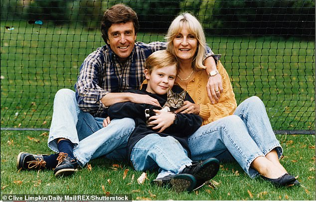 John Stapleton with his wife Lynn Faulds Wood and their son Nick