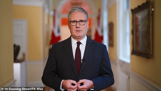 Sir Keir Starmer issues a statement confirming the UK will recognise a Palestinian state