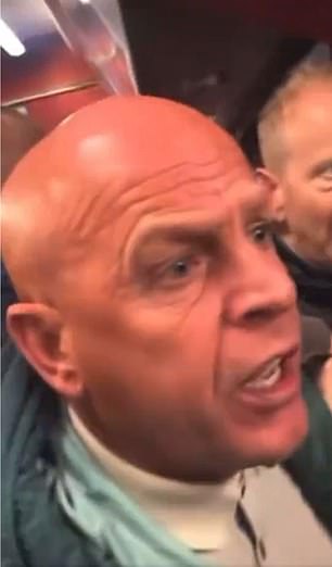 The thug shouted expletives as he attacked Ilett
