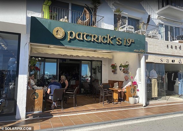 Mr Wildgoose's devastated daughter Melanie said that the family have been left 'extremely worried' by his sudden disappearance. She added: 'The friend my dad was with said he just vanished, that he was stood at the bar (pictured) one minute and gone the next'