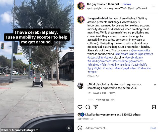 Despite the video, Serve Robotics disputed Chaney's claim in an email response, leaving him frustrated