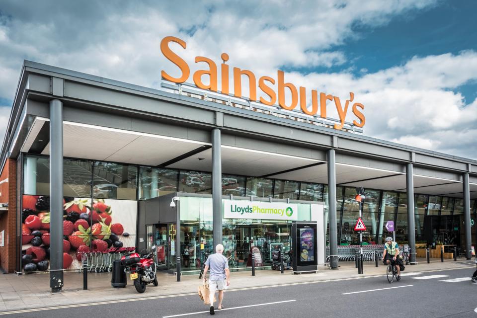 Sainsbury's Super Store on Lower Richmond Road, Richmond, Surrey, UK.