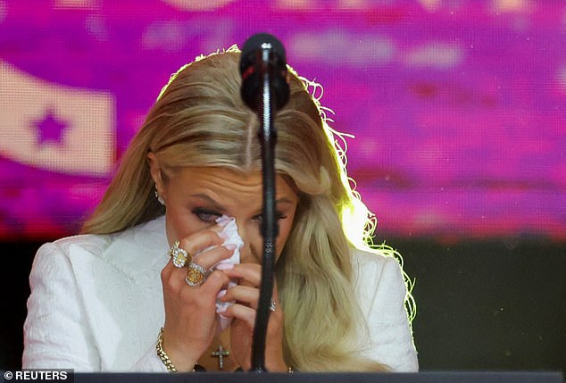 In a powerful moment before tens of thousands of supporters, Erika addressed Robinson, who is accused of shooting Charlie Kirk in the throat earlier this month
