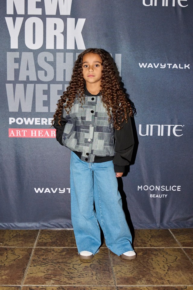 Dream Kardashian at New York Fashion Week.