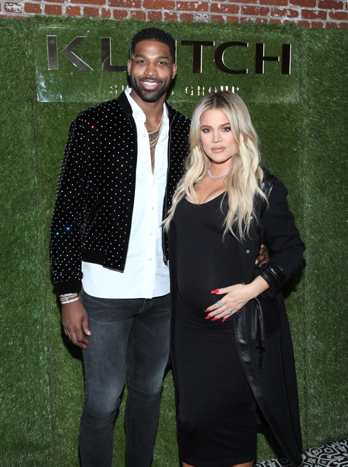 Tristan Thompson and Khloé Kardashian attend the Klutch Sports Group dinner.