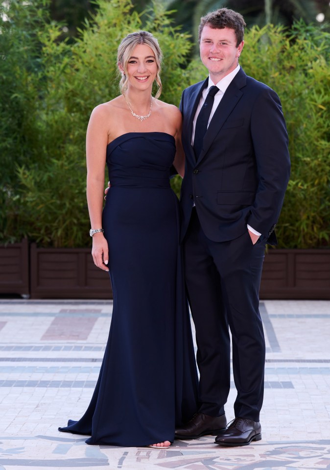 Robert MacIntyre of Team Europe and his girlfriend Shannon Hartley attend the Gala Dinner prior to the 2023 Ryder Cup.